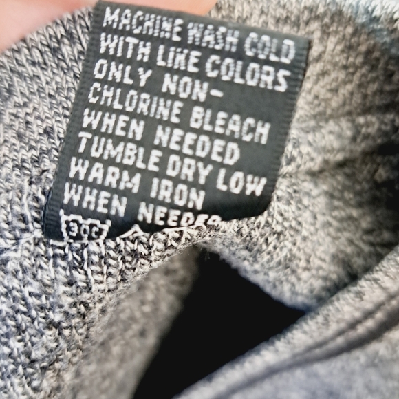 PING Golf‎ Gray and Black V Neck Fleece Lined Pop Over Sweater Size XL - Picture 6 of 8